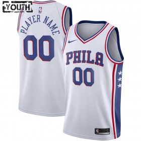 Camiseta Niños NBA Philadelphia 76ers Personalizadas 2020-21 Nike Association Edition Swingman